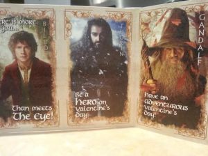 Poor little Bilbo Hobbit dude, Thorin, and Old Fart Gandalf